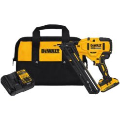 DEWALT 20V MAX XR Lithium-Ion Cordless 2-1/2 in. 15-Gauge Finish Nailer Kit with 2.0Ah Battery, Charger and Contractor Bag DCN650D1