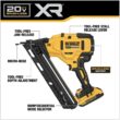 DEWALT 20V MAX XR Lithium-Ion Cordless 2-1/2 in. 15-Gauge Finish Nailer Kit with 2.0Ah Battery, Charger and Contractor Bag DCN650D1