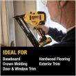 DEWALT 20V MAX XR Lithium-Ion Cordless 2-1/2 in. 15-Gauge Finish Nailer Kit with 2.0Ah Battery, Charger and Contractor Bag DCN650D1