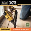 DEWALT 20V MAX XR Lithium-Ion Cordless 2-1/2 in. 15-Gauge Finish Nailer Kit with 2.0Ah Battery, Charger and Contractor Bag DCN650D1