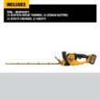 DEWALT FLEXVOLT 60V MAX 26 in. Brushless Cordless Battery Powered Hedge Trimmer Kit with (1) FLEXVOLT 2 Ah Battery & Charger DCHT870T1