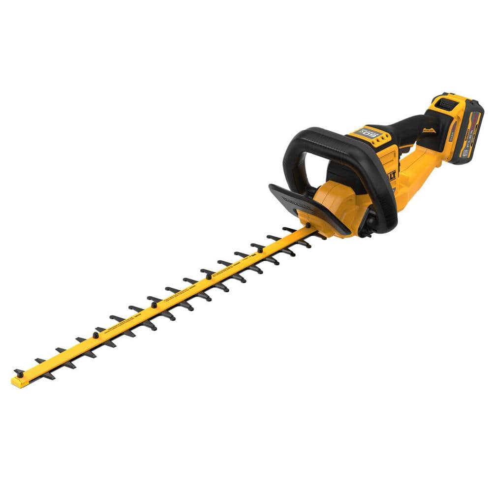 DEWALT FLEXVOLT 60V MAX 26 in. Brushless Cordless Battery Powered Hedge Trimmer Kit with (1) FLEXVOLT 2 Ah Battery & Charger DCHT870T1