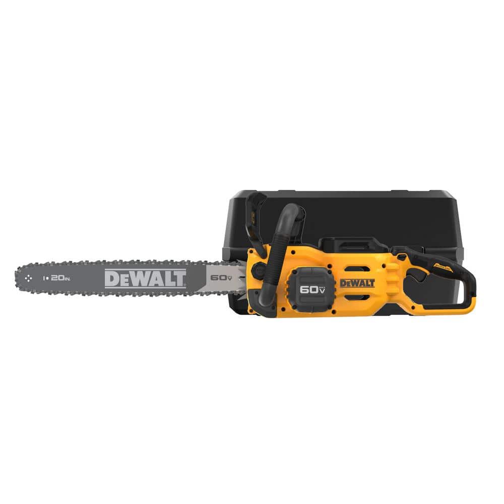 DEWALT FLEXVOLT 60V MAX 20 in. Brushless Cordless Battery Powered Chainsaw and Carry Case (Tool and Case Only) DCCS677B DEWALT FLEXVOLT 60V MAX 20 in. Brushless Cordless Battery Powered Chainsaw and Carry Case (Tool and Case Only) DCCS677B