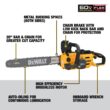 DEWALT FLEXVOLT 60V MAX 20 in. Brushless Cordless Battery Powered Chainsaw and Carry Case (Tool and Case Only) DCCS677B DEWALT FLEXVOLT 60V MAX 20 in. Brushless Cordless Battery Powered Chainsaw and Carry Case (Tool and Case Only) DCCS677B