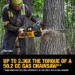 DEWALT FLEXVOLT 60V MAX 20 in. Brushless Cordless Battery Powered Chainsaw and Carry Case (Tool and Case Only) DCCS677B DEWALT FLEXVOLT 60V MAX 20 in. Brushless Cordless Battery Powered Chainsaw and Carry Case (Tool and Case Only) DCCS677B