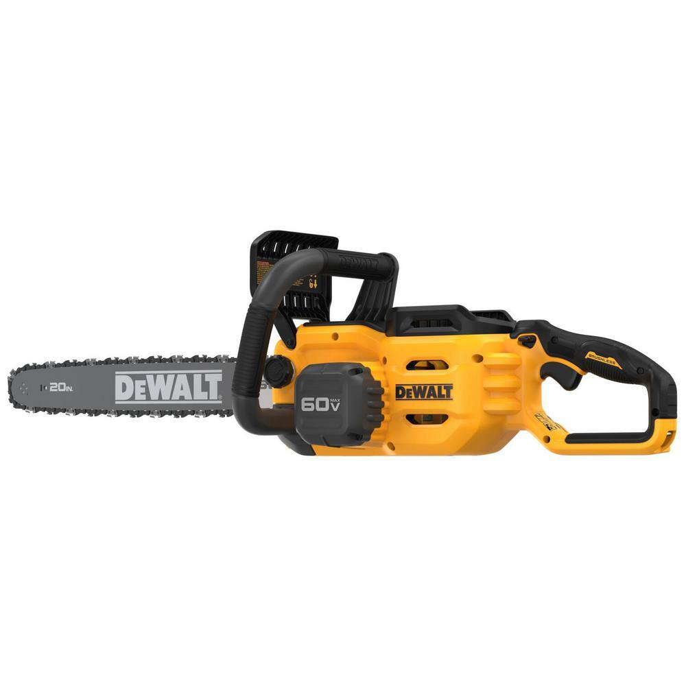 DEWALT FLEXVOLT 60V MAX 20 in. Brushless Cordless Battery Powered Chainsaw and Carry Case (Tool and Case Only) DCCS677B DEWALT FLEXVOLT 60V MAX 20 in. Brushless Cordless Battery Powered Chainsaw and Carry Case (Tool and Case Only) DCCS677B