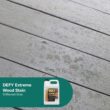 DEFY Extreme Wood Stain and Sealer in One - 5 Gallon Semi-Transparent Waterproof Coating for All Wood Types - Gray