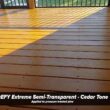 DEFY Extreme Wood Stain and Sealer in One - 5 Gallon Semi-Transparent Waterproof Coating for All Wood Types - Cedar Tone