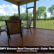 DEFY Extreme Wood Stain and Sealer in One - 5 Gallon Semi-Transparent Waterproof Coating for All Wood Types - Cedar Tone