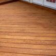 DEFY Extreme Wood Stain and Sealer in One - 5 Gallon Semi-Transparent Waterproof Coating for All Wood Types - Light Walnut
