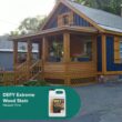DEFY Extreme Wood Stain and Sealer in One - 5 Gallon Semi-Transparent Waterproof Coating for All Wood Types - Natural Pine