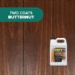 DEFY Extreme Wood Stain and Sealer in One - 5 Gallon Semi-Transparent Waterproof Coating for All Wood Types - Butternut