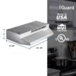 Broan-NuTone RL6200 Series 30-Inch Ductless Under-Cabinet Range Hood, Stainless Steel Finish RL6230SF