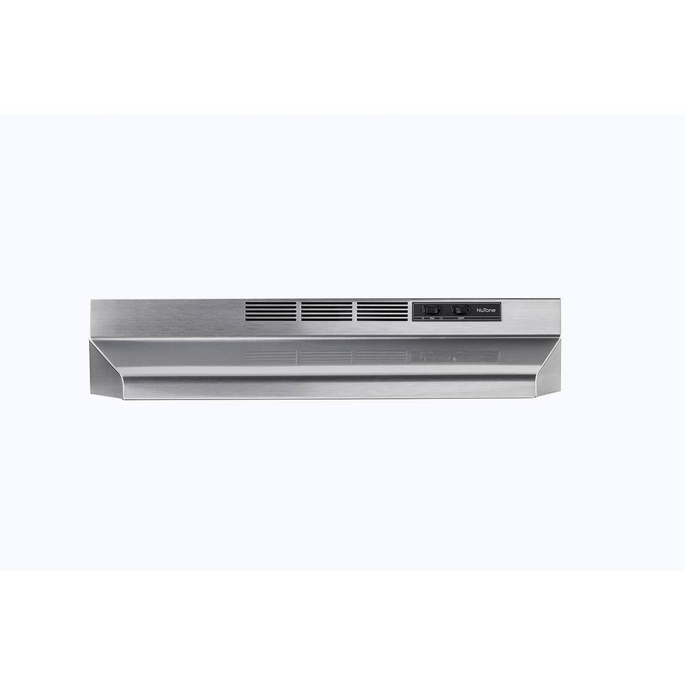 Broan-NuTone RL6200 Series 30-Inch Ductless Under-Cabinet Range Hood, Stainless Steel Finish RL6230SF