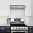 Vissani Cenza 30 in. 340 CFM Convertible Under Cabinet Range Hood in Stainless Steel with Electronic Touch Controls QR255S
