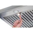 Vissani Cenza 30 in. 340 CFM Convertible Under Cabinet Range Hood in Stainless Steel with Electronic Touch Controls QR255S