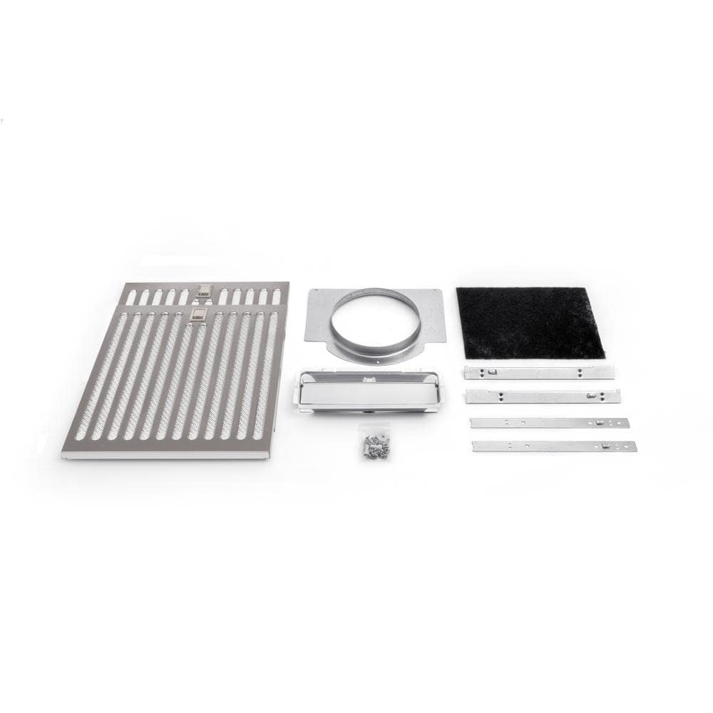 Vissani Cenza 30 in. 340 CFM Convertible Under Cabinet Range Hood in Stainless Steel with Electronic Touch Controls QR255S
