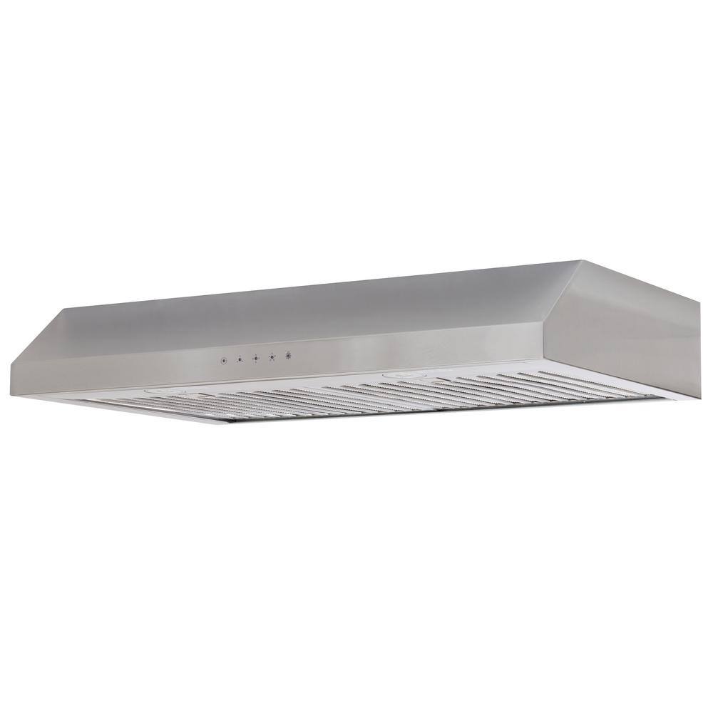 Vissani Cenza 30 in. 340 CFM Convertible Under Cabinet Range Hood in Stainless Steel with Electronic Touch Controls QR255S