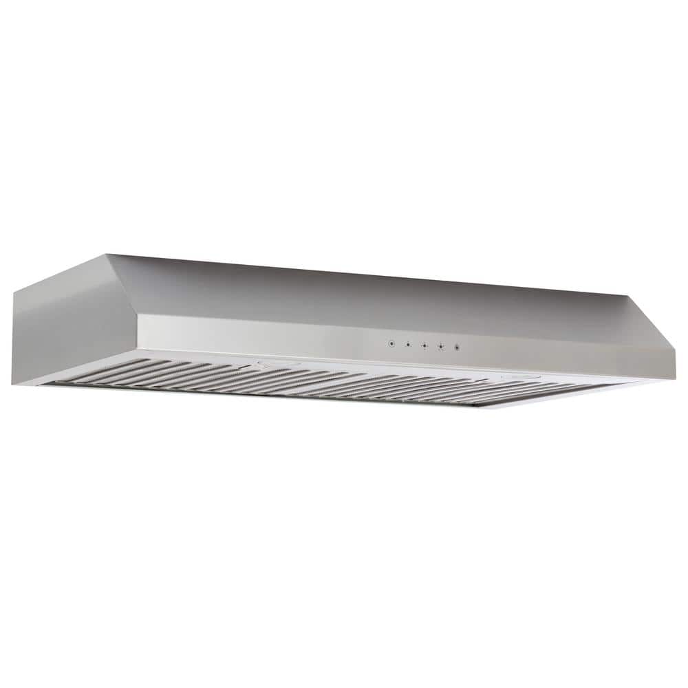 Vissani Cenza 30 in. 340 CFM Convertible Under Cabinet Range Hood in Stainless Steel with Electronic Touch Controls QR255S