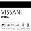 Vissani Cenza 30 in. 340 CFM Convertible Under Cabinet Range Hood in Stainless Steel with Electronic Touch Controls QR255S