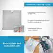 Vissani Cenza 30 in. 340 CFM Convertible Under Cabinet Range Hood in Stainless Steel with Electronic Touch Controls QR255S
