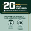 CORRO-PROTEC Powered Anode Rod For RV Suburban Hot Water Heater, Eliminates Sulfur Smell, Stops Corrosion, 20-year warranty 96392