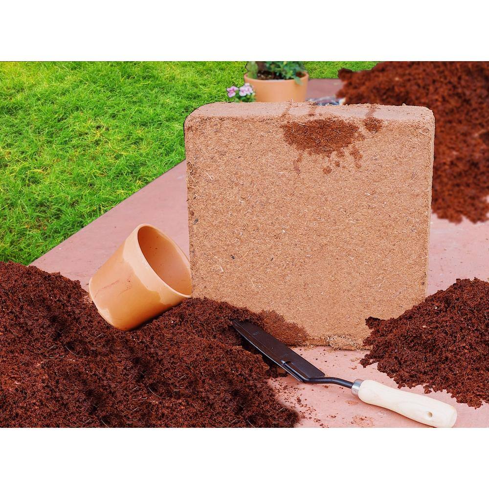 Envelor 10 lbs. Organic Coco Block Coir Brick Potting Soil (4-Pack) EN-CGM-11-4 Envelor 10 lbs. Organic Coco Block Coir Brick Potting Soil (4-Pack) EN-CGM-11-4