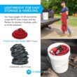 Hydrotech ProSeries Expandable 3/4 in. Diameter x 200 ft. Garden Water Hose 5595C3