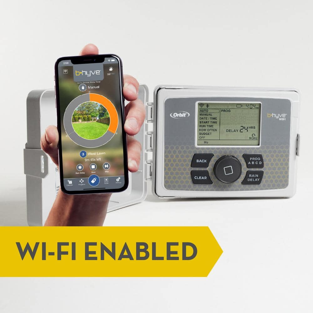Orbit B-hyve 12-Zone Indoor/Outdoor Smart Sprinkler Controller, Works with Amazon Alexa 57950 Orbit B-hyve 12-Zone Indoor/Outdoor Smart Sprinkler Controller, Works with Amazon Alexa 57950