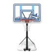 Lifetime Poolside Basketball System in White and Blue 91187