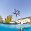 Lifetime Poolside Basketball System in White and Blue 91187