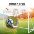 SKYSHALO Portable Soccer Goal, 12 x 6 ft. Soccer Net, Adults Kids Backyard Soccer Net, Large Practice Soccer Net PVCZQMPVC1262YDO0V00710