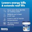 Henry 587 Dura-Brite White 100% Acrylic Elastomeric Reflective Roof Coating 4.75 gal. HE587871 Henry 587 Dura-Brite White 100% Acrylic Elastomeric Reflective Roof Coating 4.75 gal. HE587871