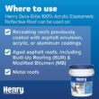 Henry 587 Dura-Brite White 100% Acrylic Elastomeric Reflective Roof Coating 4.75 gal. HE587871 Henry 587 Dura-Brite White 100% Acrylic Elastomeric Reflective Roof Coating 4.75 gal. HE587871