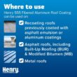 Henry 555 Fibered Aluminum Reflective Roof Coating 4.75 gal. HE555019 Henry 555 Fibered Aluminum Reflective Roof Coating 4.75 gal. HE555019
