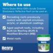 Henry 687 Enviro-White 100% Acrylic Elastomeric Reflective Roof Coating 4.75 gal. HE687406 Henry 687 Enviro-White 100% Acrylic Elastomeric Reflective Roof Coating 4.75 gal. HE687406