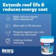 Henry 887 Tropi-Cool White 100% Silicone Reflective Roof Coating 0.90 gal. HE887HS142 Henry 887 Tropi-Cool White 100% Silicone Reflective Roof Coating 0.90 gal. HE887HS142