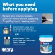 Henry 887 Tropi-Cool White 100% Silicone Reflective Roof Coating 0.90 gal. HE887HS142 Henry 887 Tropi-Cool White 100% Silicone Reflective Roof Coating 0.90 gal. HE887HS142