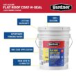 Gardner 4.75 Gal. Flat Roof Coat-n-Seal Liquid Rubber Coating SK-8245 Gardner 4.75 Gal. Flat Roof Coat-n-Seal Liquid Rubber Coating SK-8245