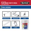 Gardner 4.75 Gal. Flat Roof Coat-n-Seal Liquid Rubber Coating SK-8245 Gardner 4.75 Gal. Flat Roof Coat-n-Seal Liquid Rubber Coating SK-8245