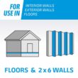 Knauf Insulation R-19 EcoBatt Kraft Faced Fiberglass Insulation Batt 15 in. x 94 in. x 6-1/4 in. 5001500/814622