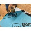 GAF StormGuard 200 sq. ft. Synthetic Patterned-Surface Peel and Stick Roof Leak Barrier Roll 0915000 GAF StormGuard 200 sq. ft. Synthetic Patterned-Surface Peel and Stick Roof Leak Barrier Roll 0915000