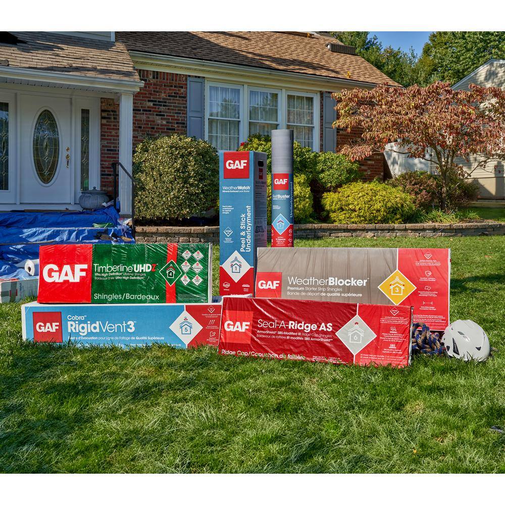 GAF FeltBuster 1000 sq. ft. Synthetic Roofing Underlayment Roll 0973 GAF FeltBuster 1000 sq. ft. Synthetic Roofing Underlayment Roll 0973
