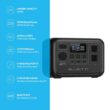 BLUETTI 300-Watt Continuous/600W Peak Output Power Station AC2A Push Button Start LiFePO4 Battery Solar Generator for Outdoor AC2A-US-GY-BL-THDUS