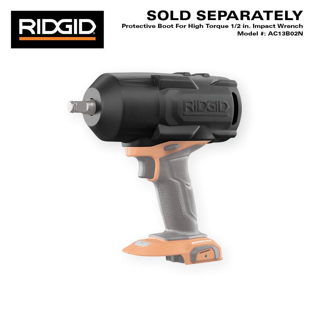 RIDGID 18V Brushless Cordless 4-Mode 1/2 in. High-Torque Impact Wrench (Tool Only) R86212B RIDGID 18V Brushless Cordless 4-Mode 1/2 in. High-Torque Impact Wrench (Tool Only) R86212B