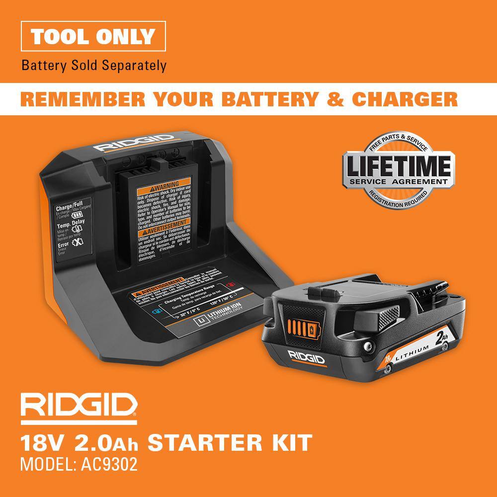 RIDGID 18V Brushless Cordless 4-Mode 1/2 in. High-Torque Impact Wrench (Tool Only) R86212B RIDGID 18V Brushless Cordless 4-Mode 1/2 in. High-Torque Impact Wrench (Tool Only) R86212B