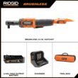 RIDGID 18V Brushless Cordless 1/2 in. Ratchet Kit with 2.0 Ah Battery and Charger R866012K