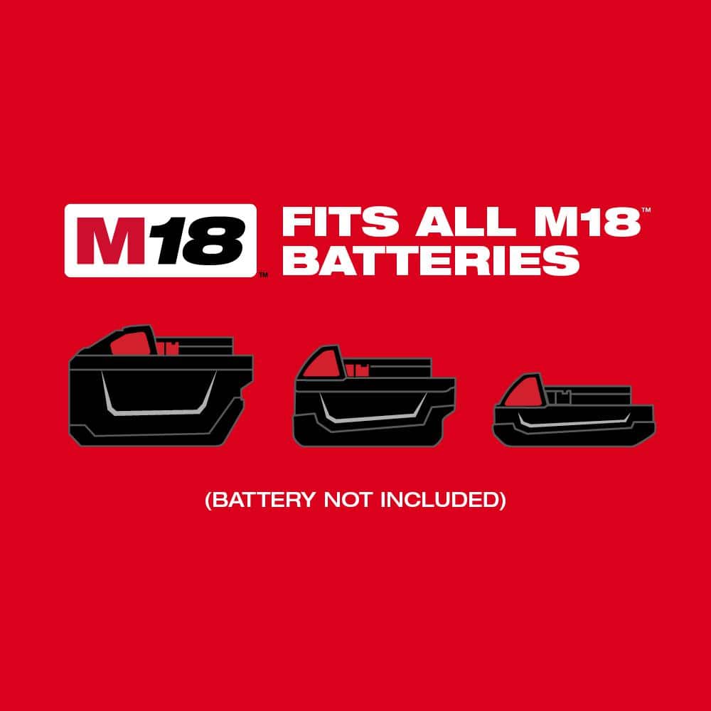 Milwaukee M18 18-Volt Lithium-Ion 175-Watt Powered Compact Inverter with 5.0 Ah Battery and Charger 2846-20-48-59-1850