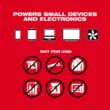 Milwaukee M18 18-Volt Lithium-Ion 175-Watt Powered Compact Inverter with 5.0 Ah Battery and Charger 2846-20-48-59-1850