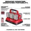 Milwaukee M18 18V Lithium-Ion PACKOUT 6-Port Rapid Charger w/5.0 Ah Battery 48-59-1809-48-11-1850